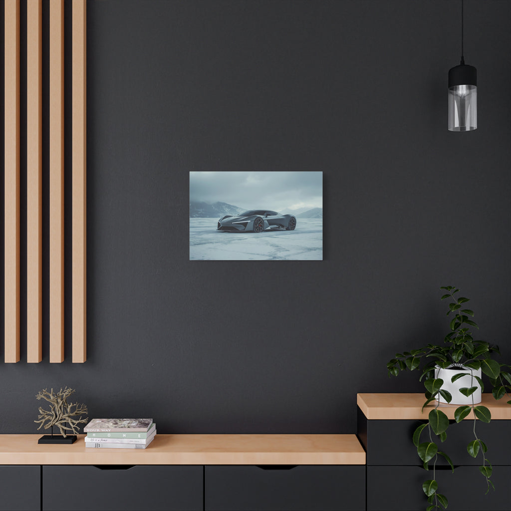 Arctic Monolith — 16:9 Cinematic Automotive Canvas