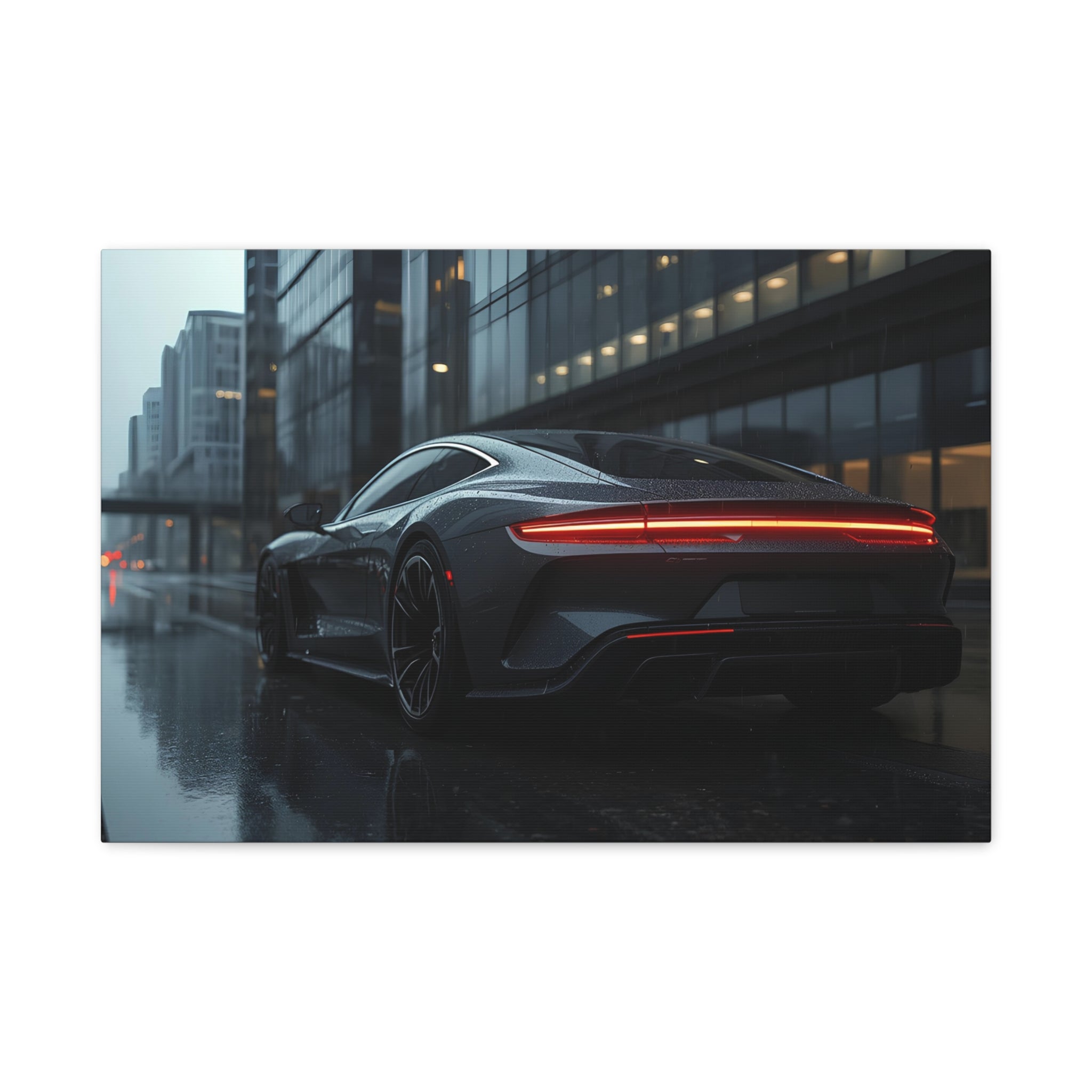 Urban Reverie — 16:9 Rain Edition Canvas