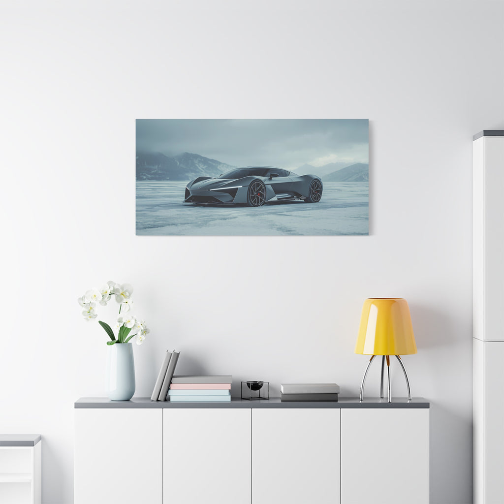 Arctic Monolith — 16:9 Cinematic Automotive Canvas