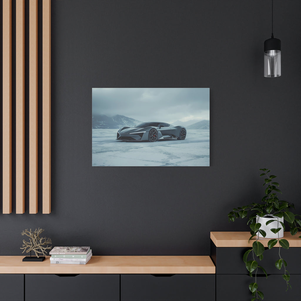 Arctic Monolith — 16:9 Cinematic Automotive Canvas