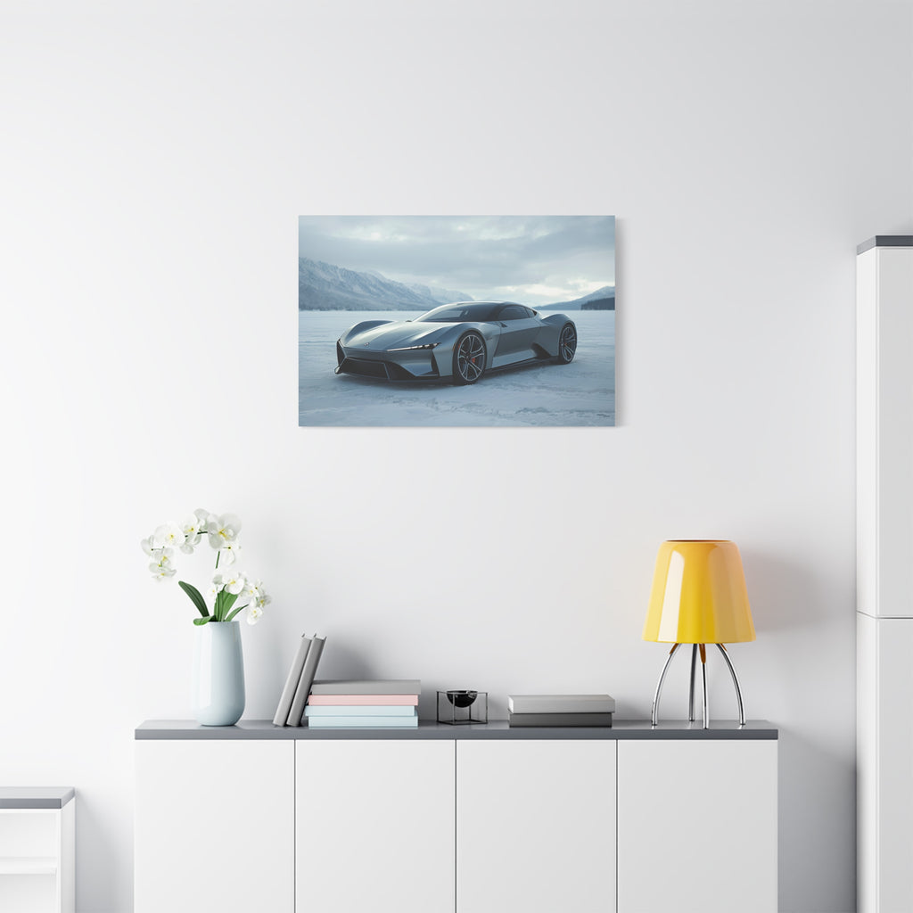 Glacial Vector — 16:9 Cinematic Automotive Canvas