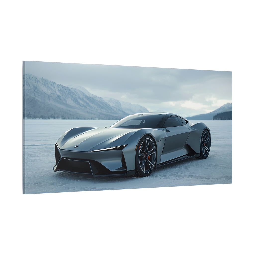 Glacial Vector — 16:9 Cinematic Automotive Canvas