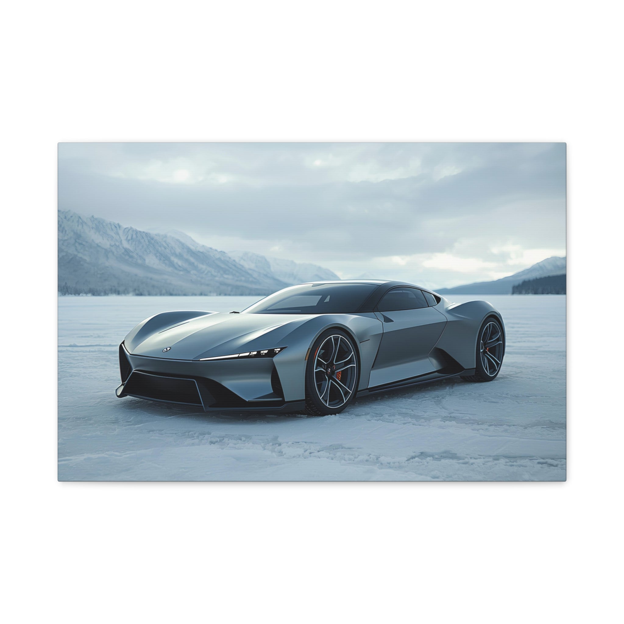 Glacial Vector — 16:9 Cinematic Automotive Canvas