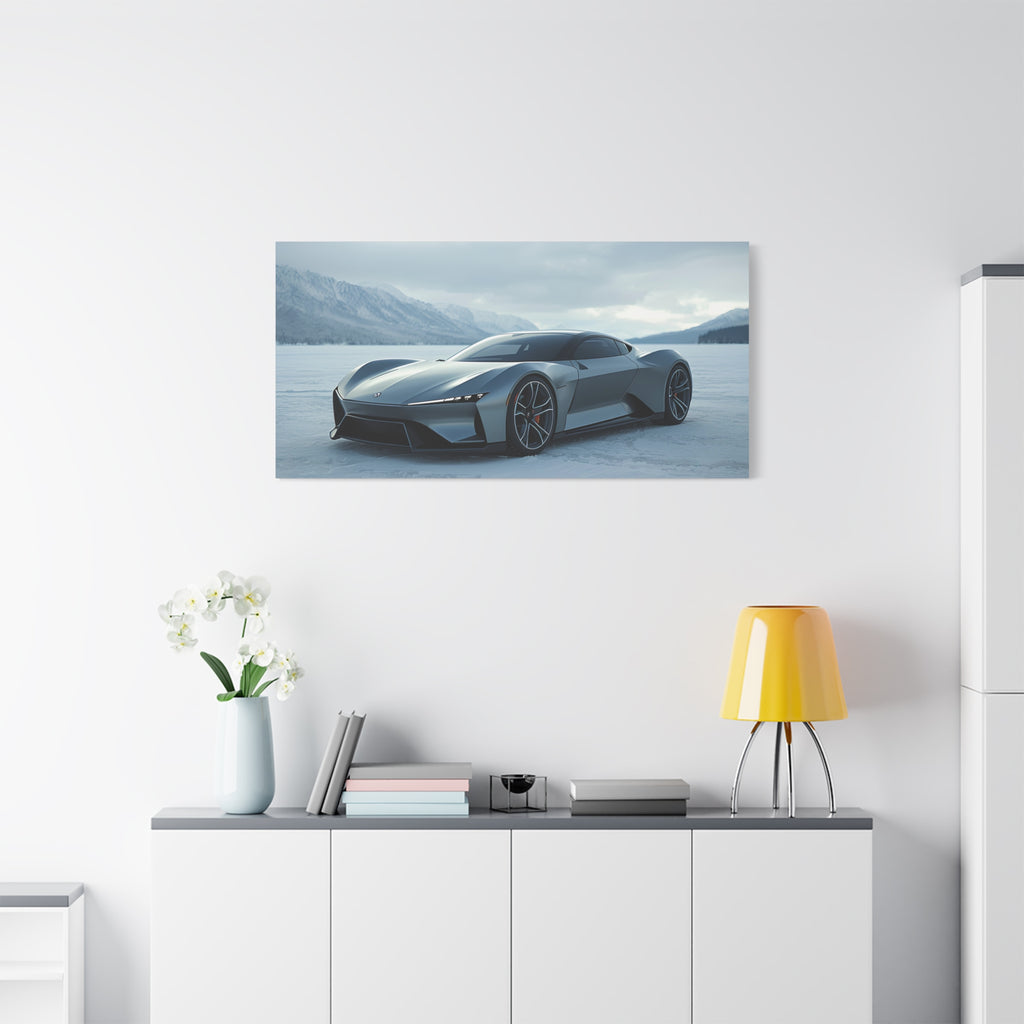 Glacial Vector — 16:9 Cinematic Automotive Canvas
