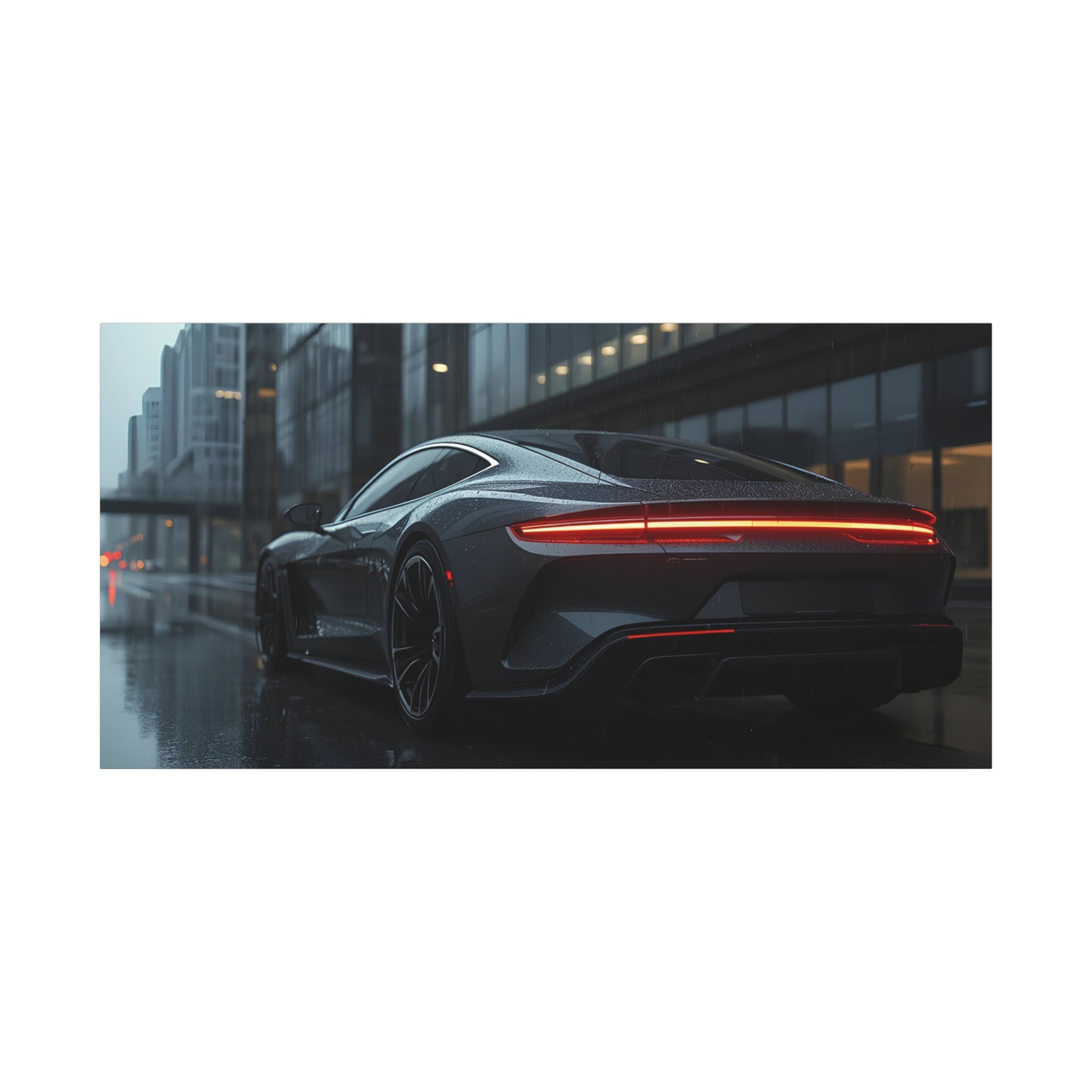 Urban Reverie — 16:9 Rain Edition Canvas