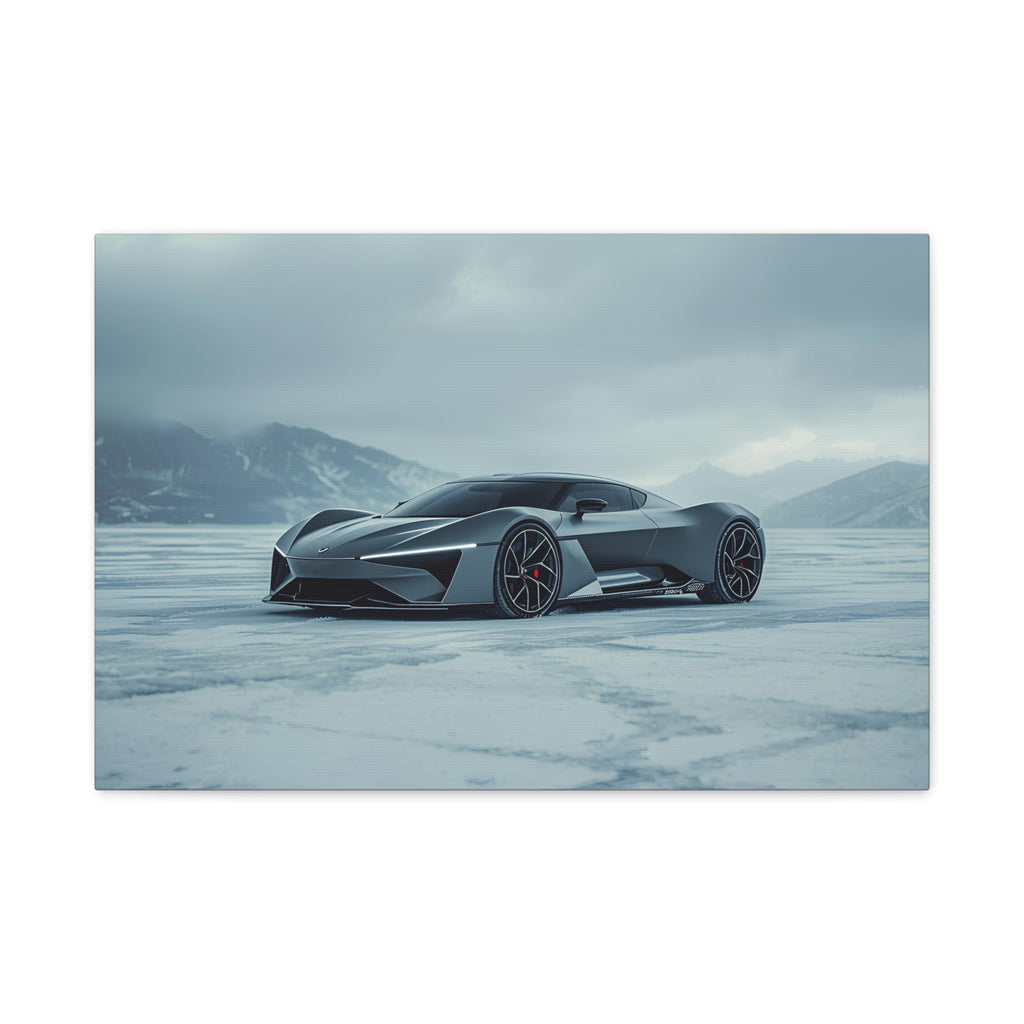 Arctic Monolith — 16:9 Cinematic Automotive Canvas
