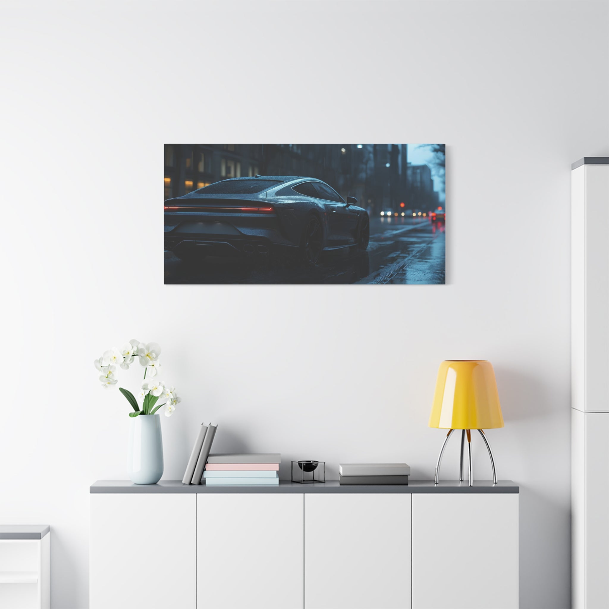 Urban Tempest — 16:9 Cinematic Automotive Canvas