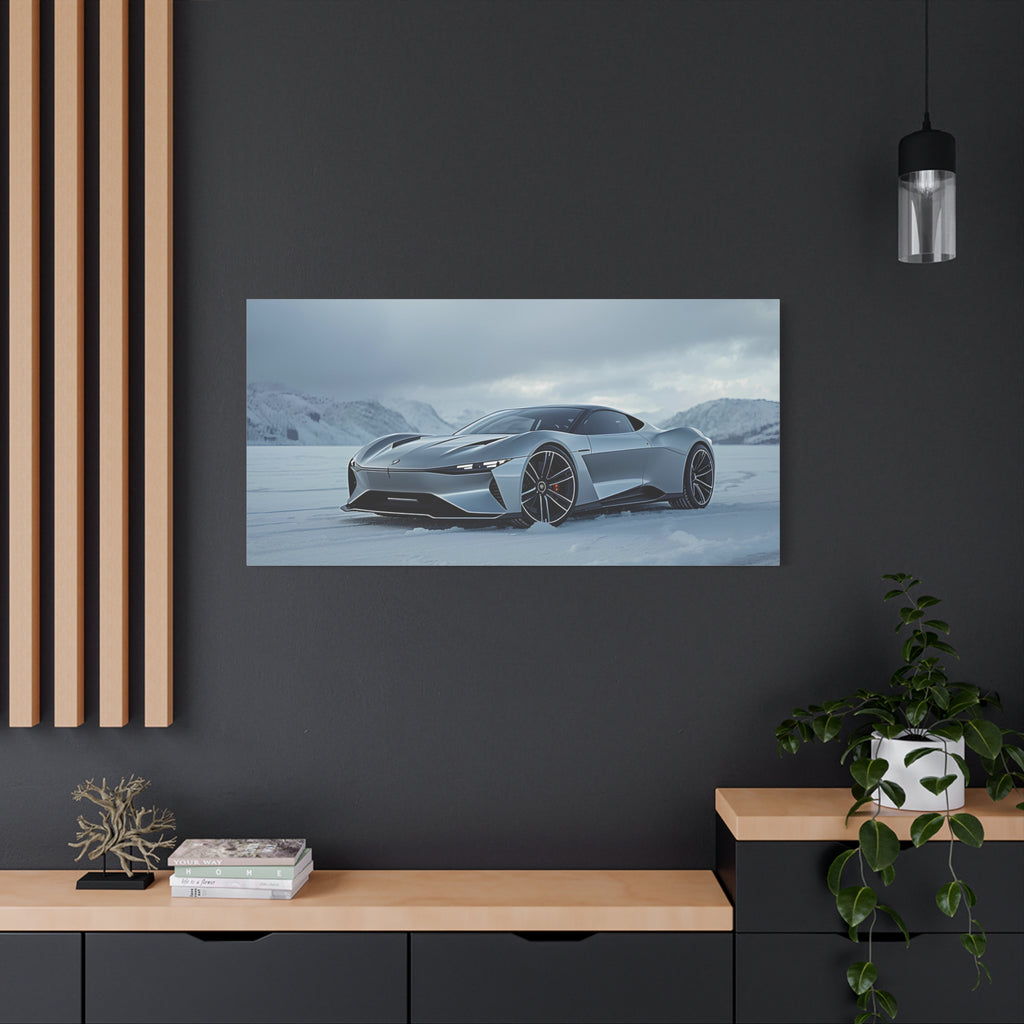 Glacial Edge — 16:9 Cinematic Automotive Canvas