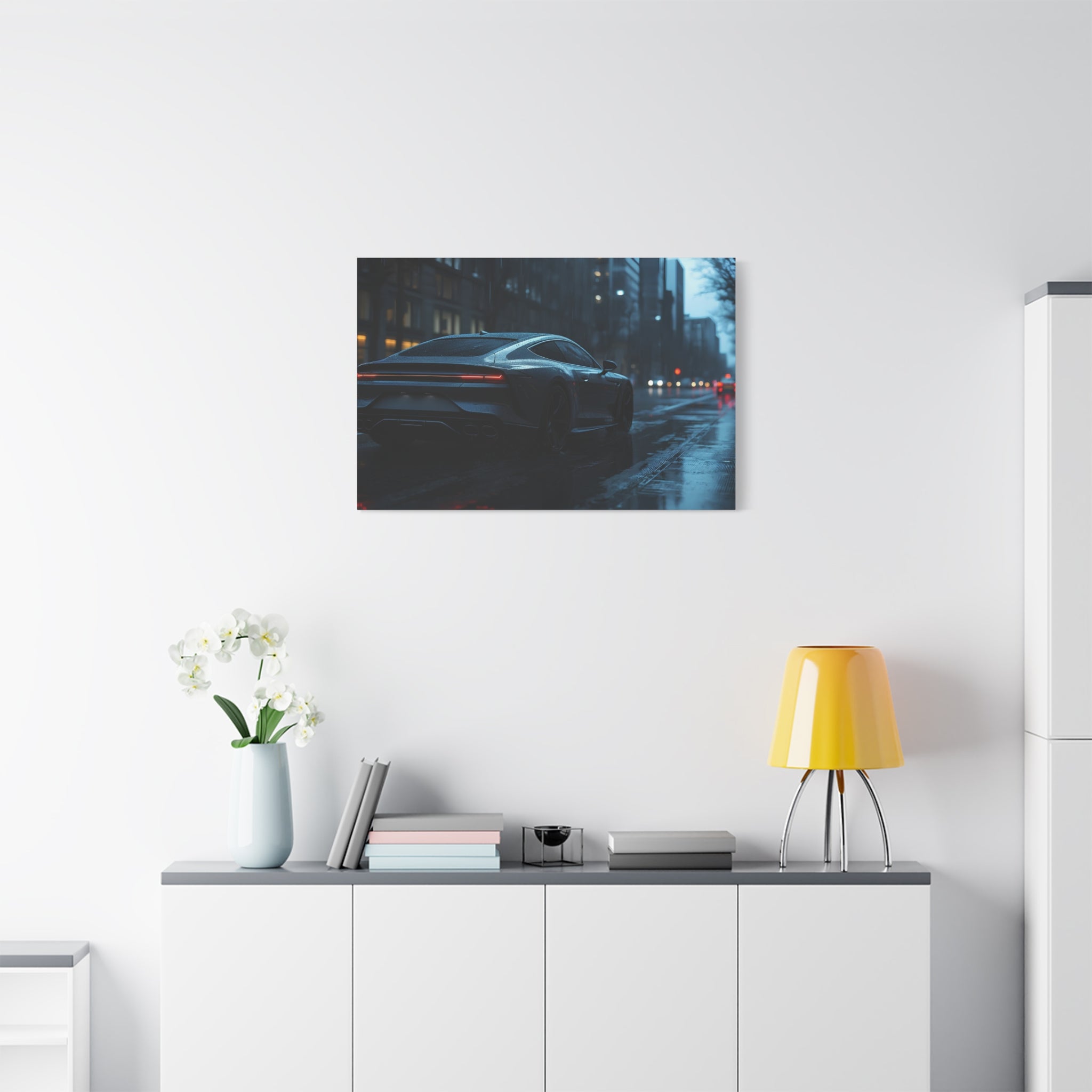 Urban Tempest — 16:9 Cinematic Automotive Canvas