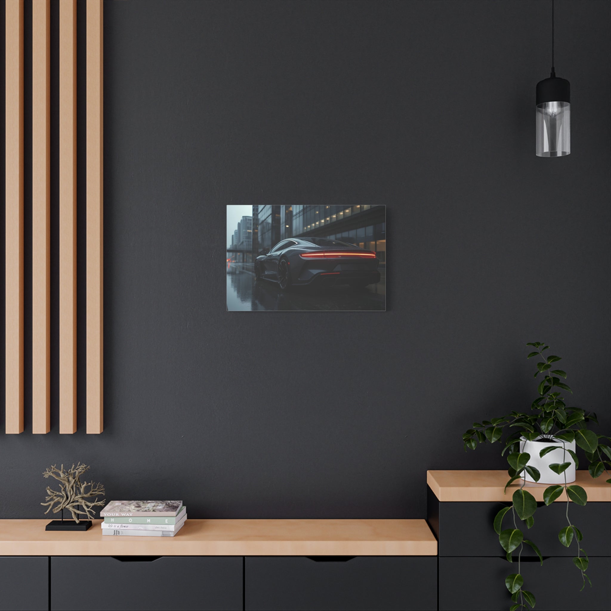 Urban Reverie — 16:9 Rain Edition Canvas