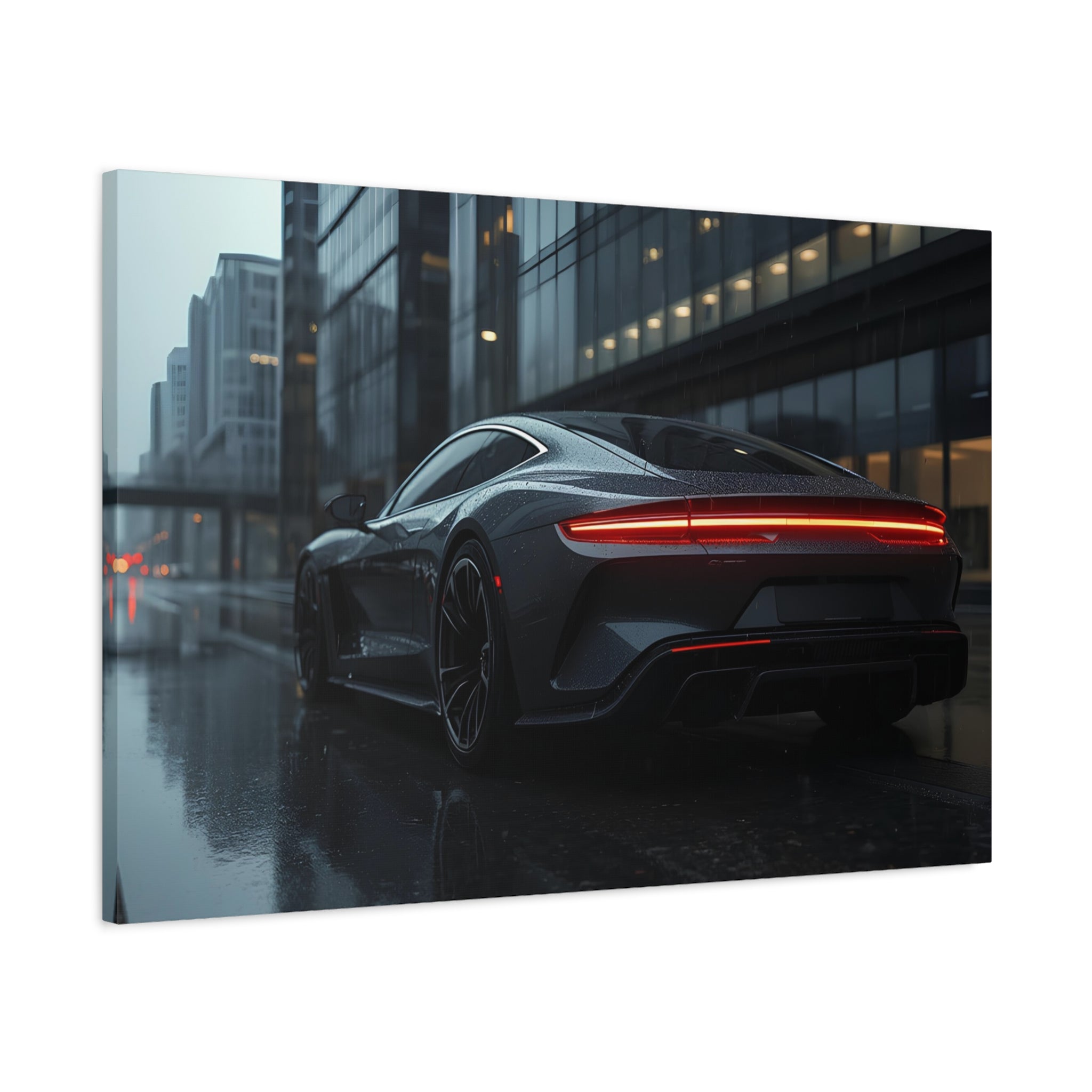 Urban Reverie — 16:9 Rain Edition Canvas