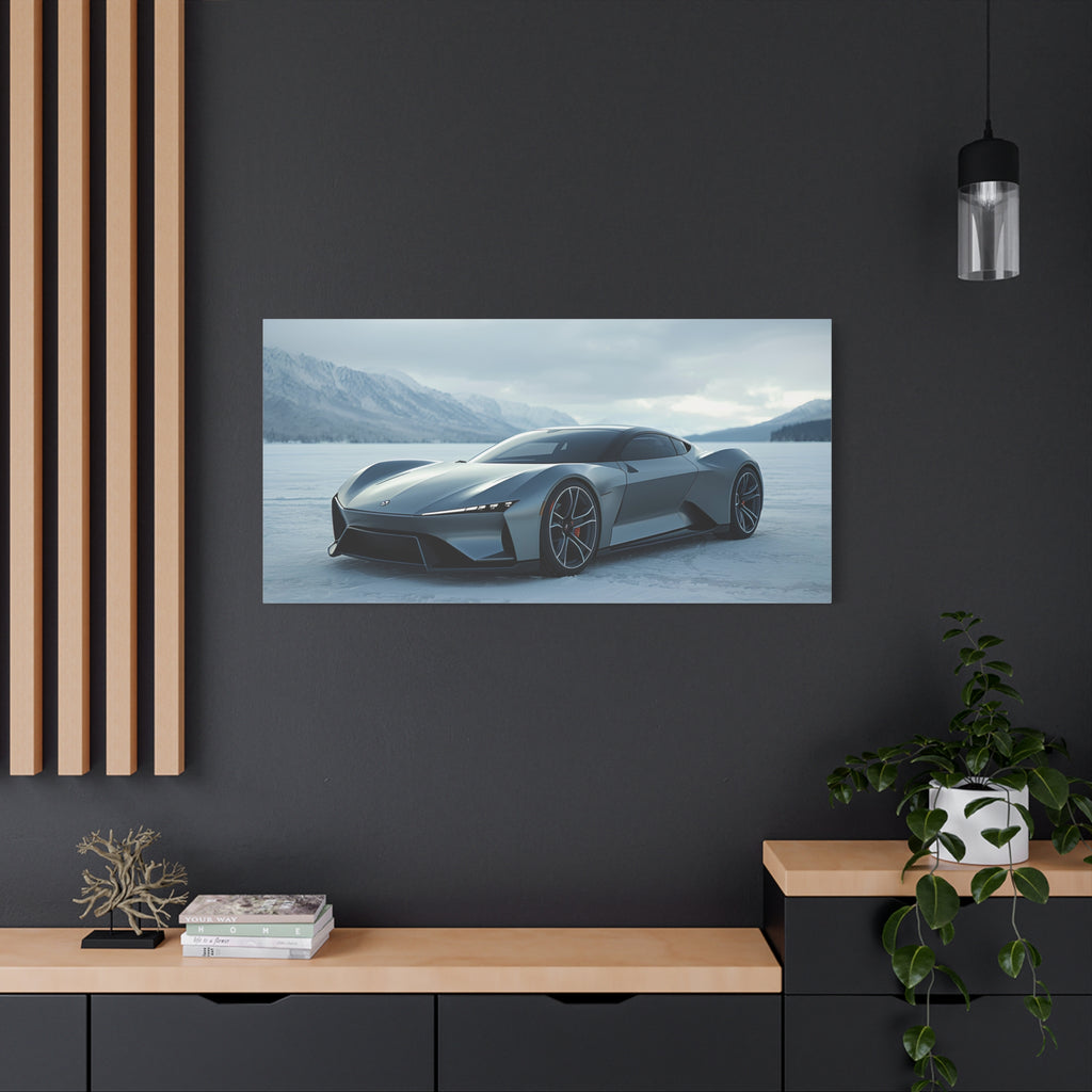 Glacial Vector — 16:9 Cinematic Automotive Canvas