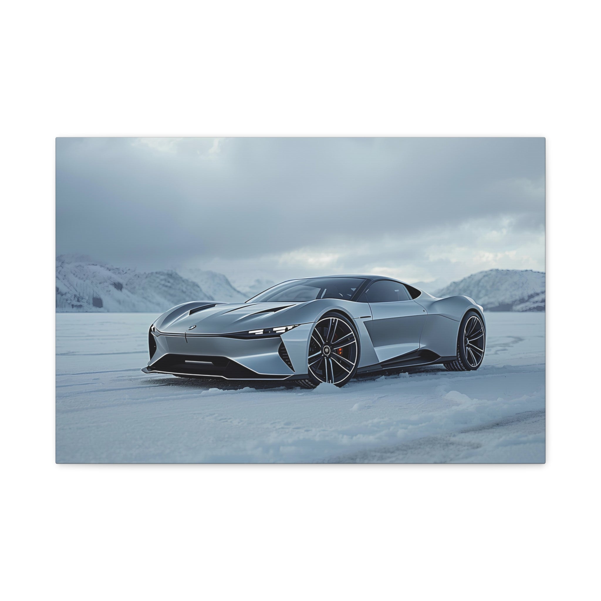 Glacial Edge — 16:9 Cinematic Automotive Canvas