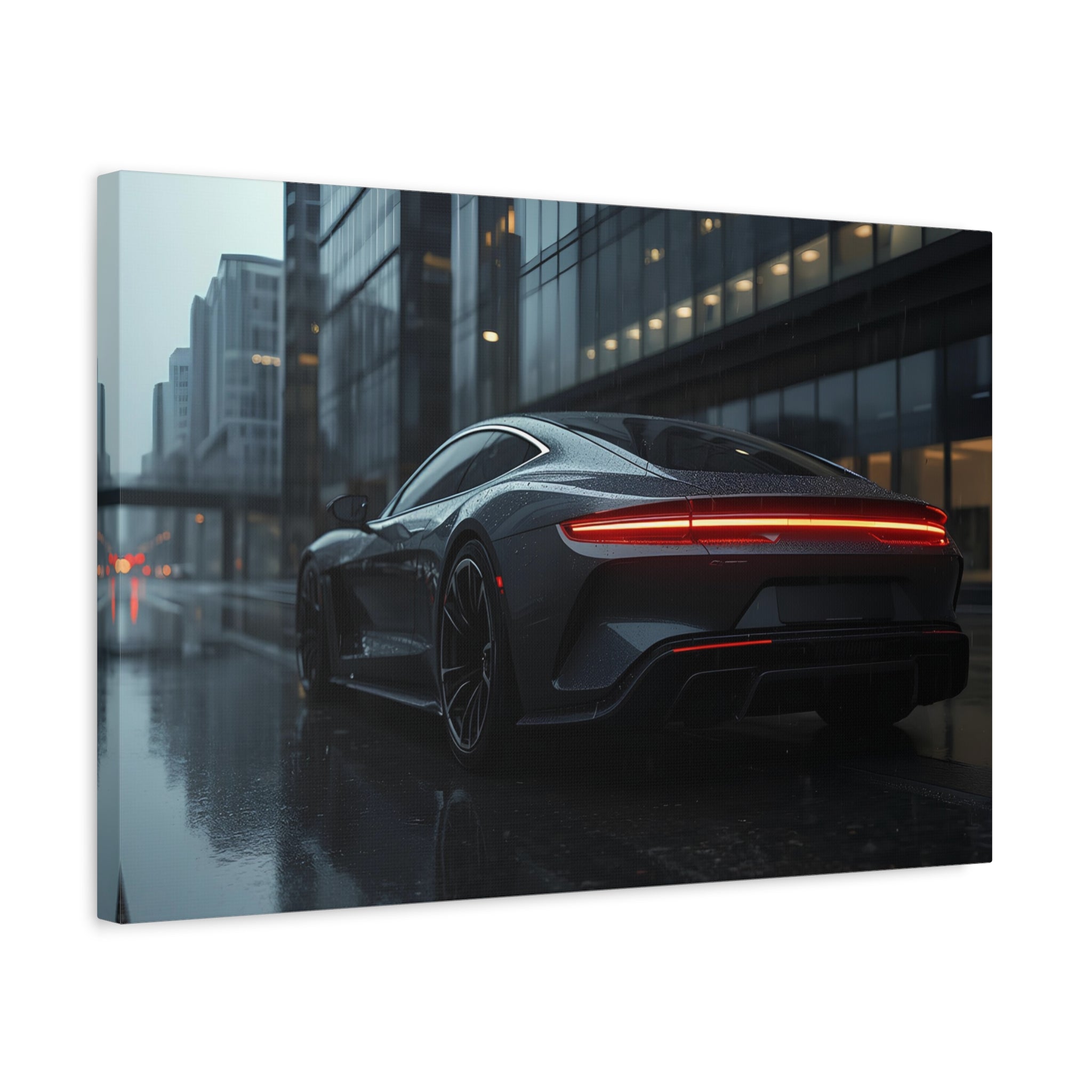 Urban Reverie — 16:9 Rain Edition Canvas