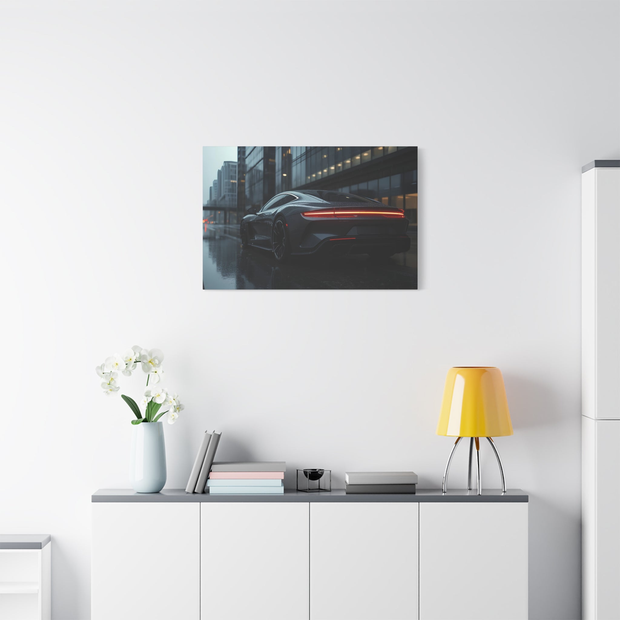 Urban Reverie — 16:9 Rain Edition Canvas