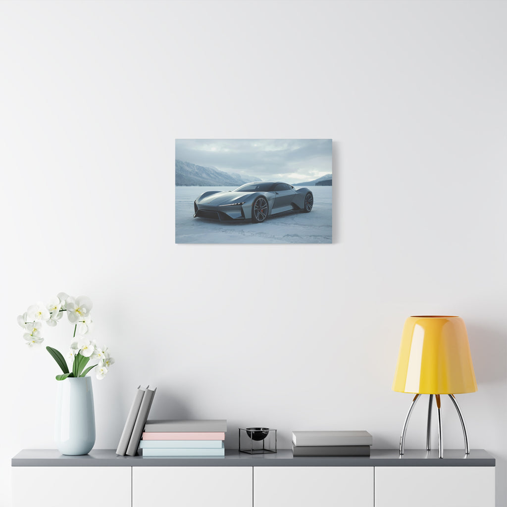 Glacial Vector — 16:9 Cinematic Automotive Canvas