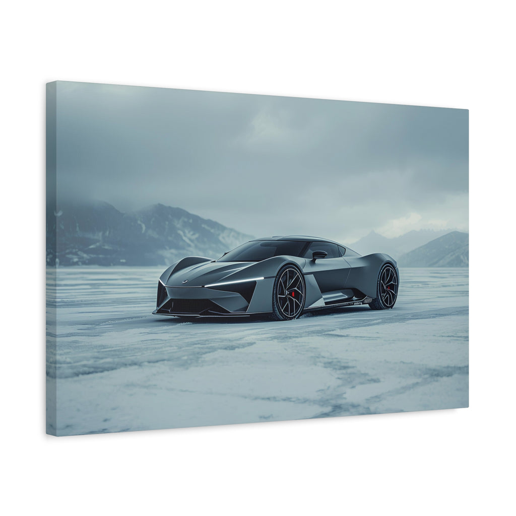 Arctic Monolith — 16:9 Cinematic Automotive Canvas