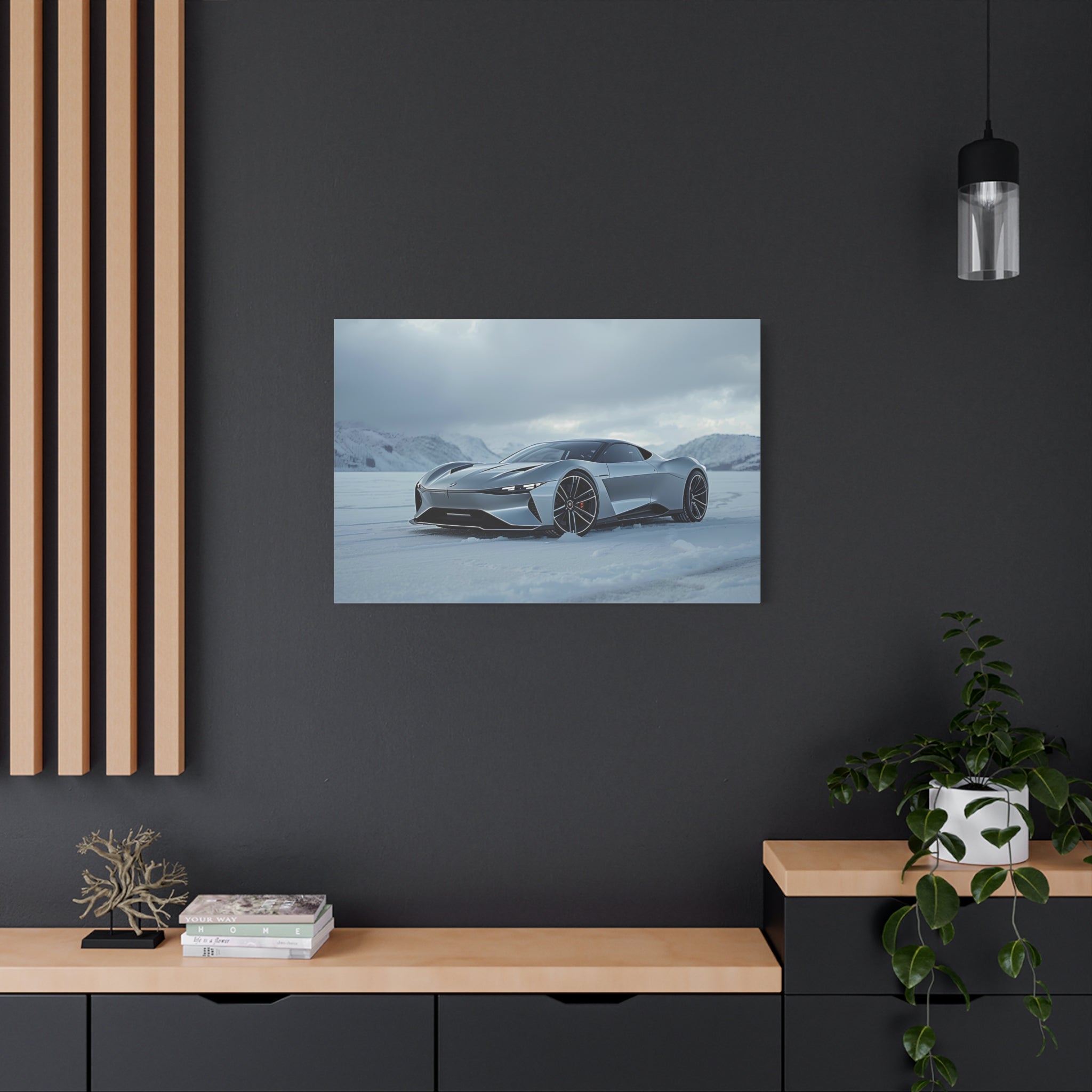 Glacial Edge — 16:9 Cinematic Automotive Canvas
