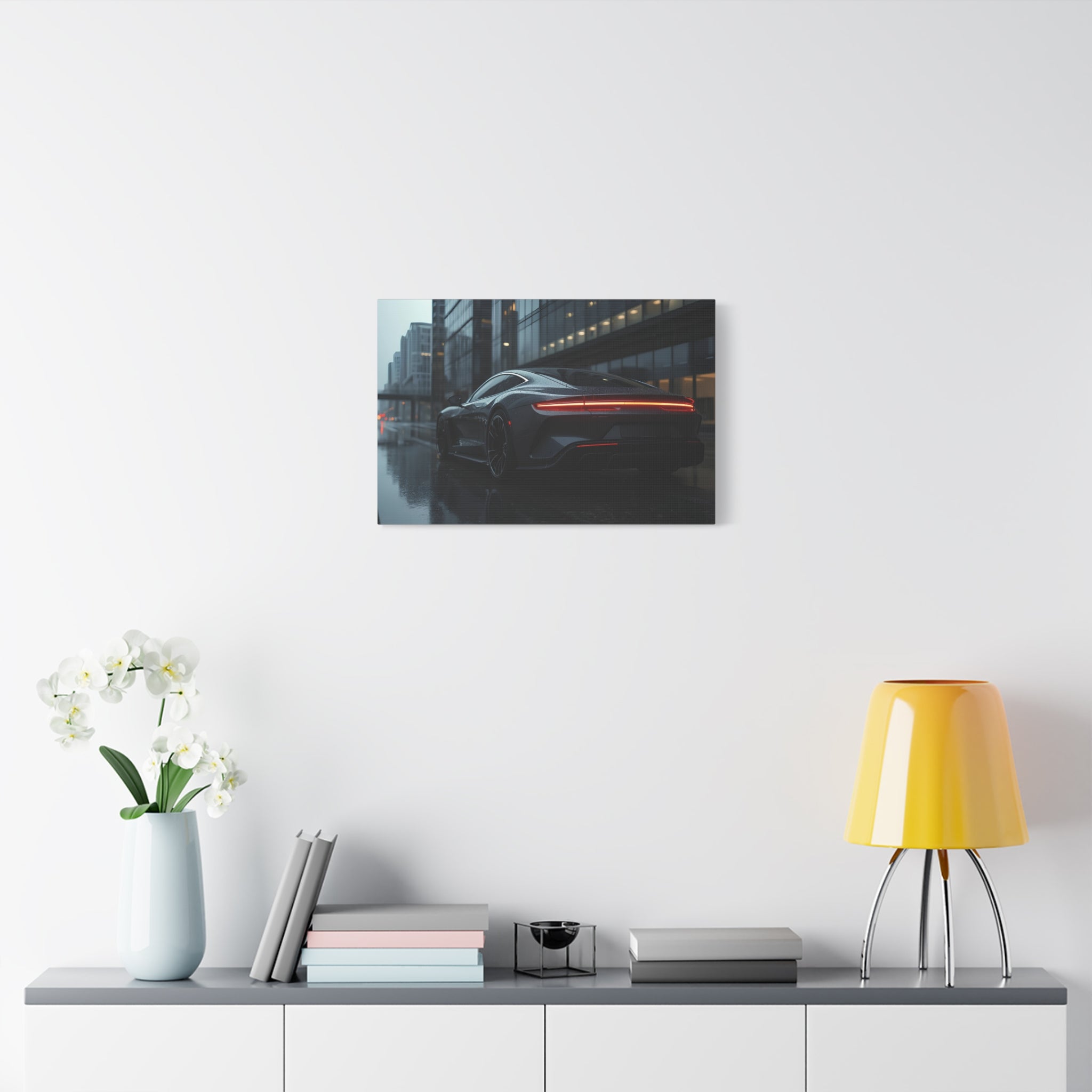 Urban Reverie — 16:9 Rain Edition Canvas