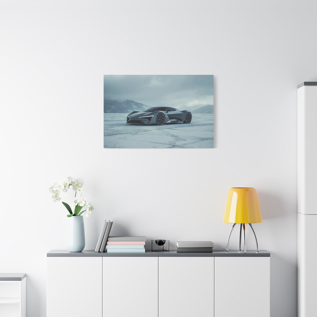 Arctic Monolith — 16:9 Cinematic Automotive Canvas