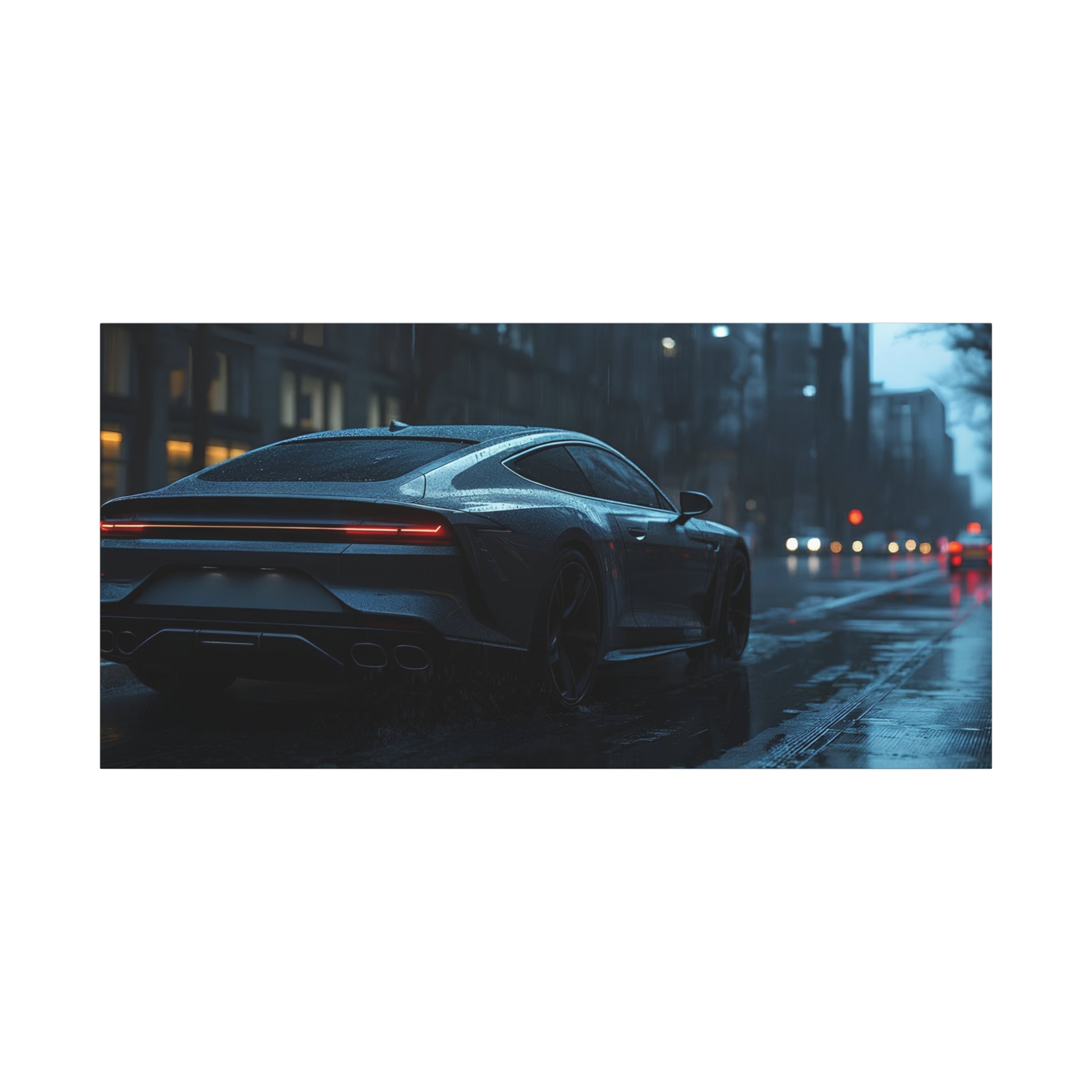 Urban Tempest — 16:9 Cinematic Automotive Canvas
