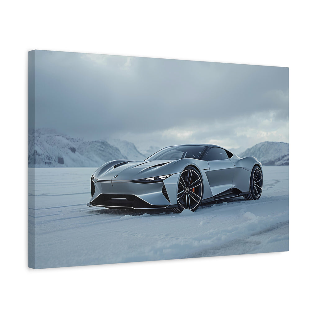 Glacial Edge — 16:9 Cinematic Automotive Canvas