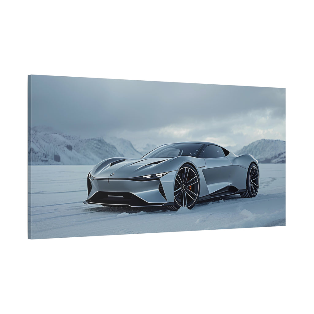Glacial Edge — 16:9 Cinematic Automotive Canvas