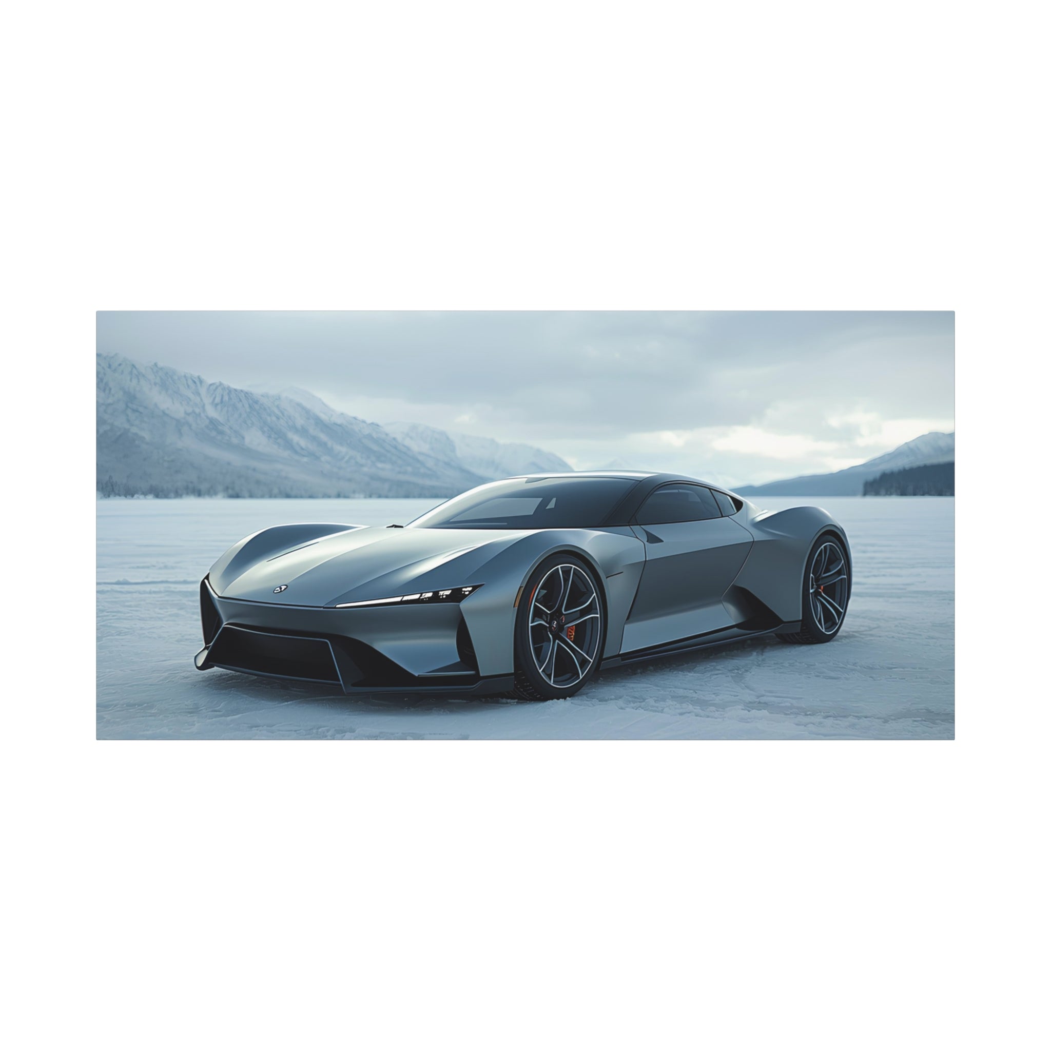 Glacial Vector — 16:9 Cinematic Automotive Canvas