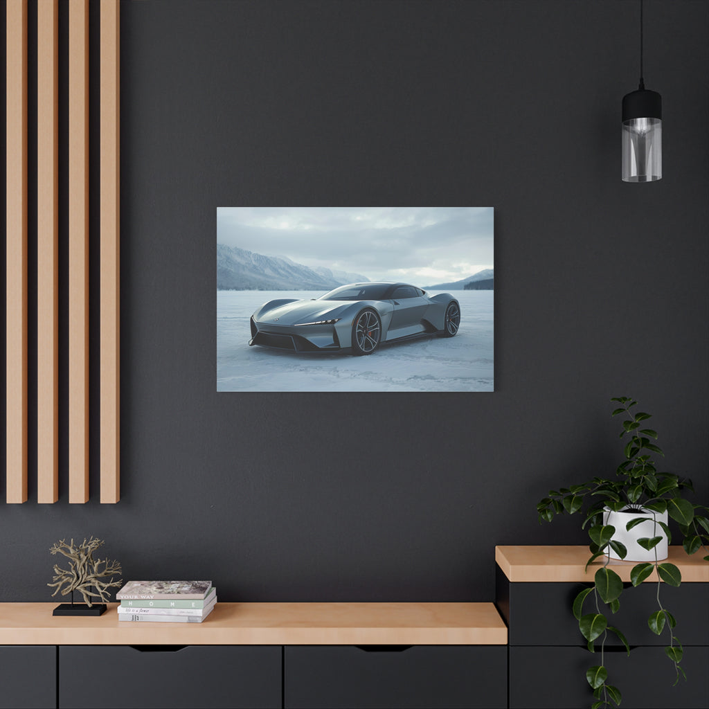 Glacial Vector — 16:9 Cinematic Automotive Canvas