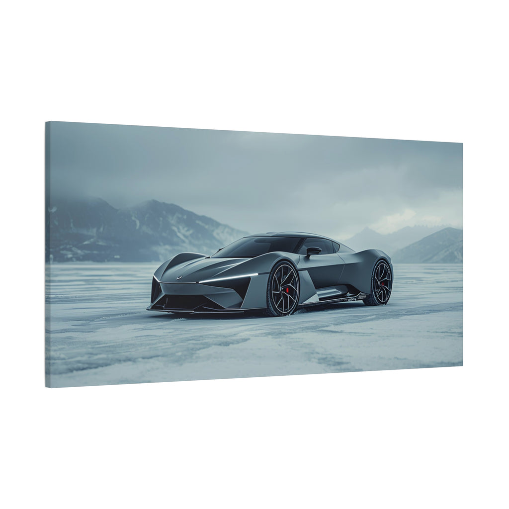 Arctic Monolith — 16:9 Cinematic Automotive Canvas