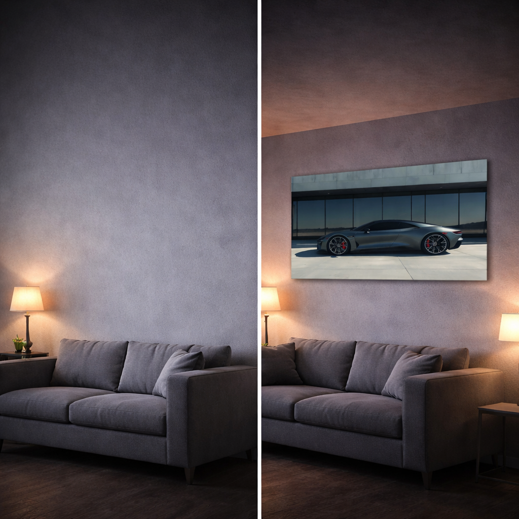 Daylight Sovereign — 16:9 Cinematic Automotive Canvas