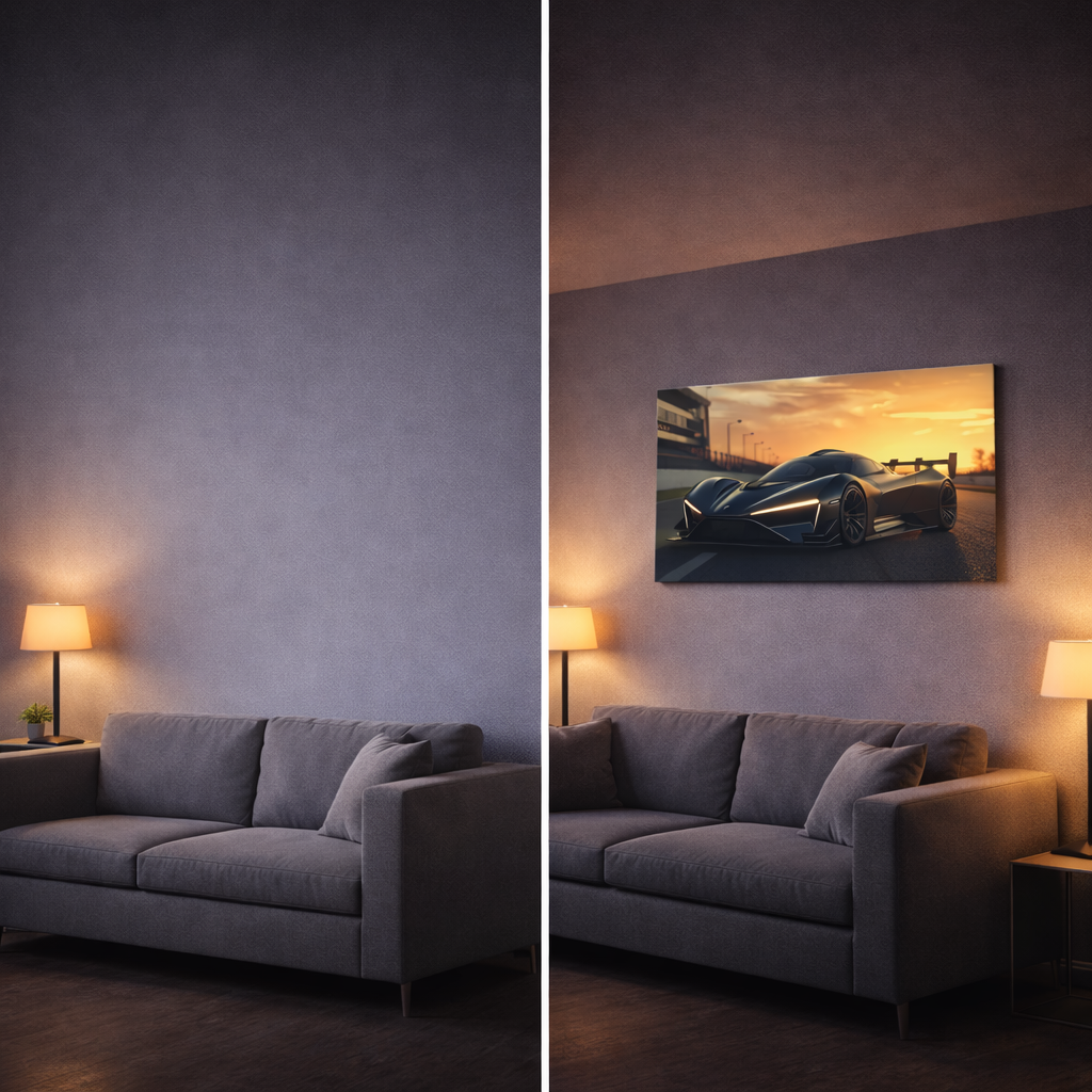 Track Vortex — 16:9 Cinematic Automotive Canvas