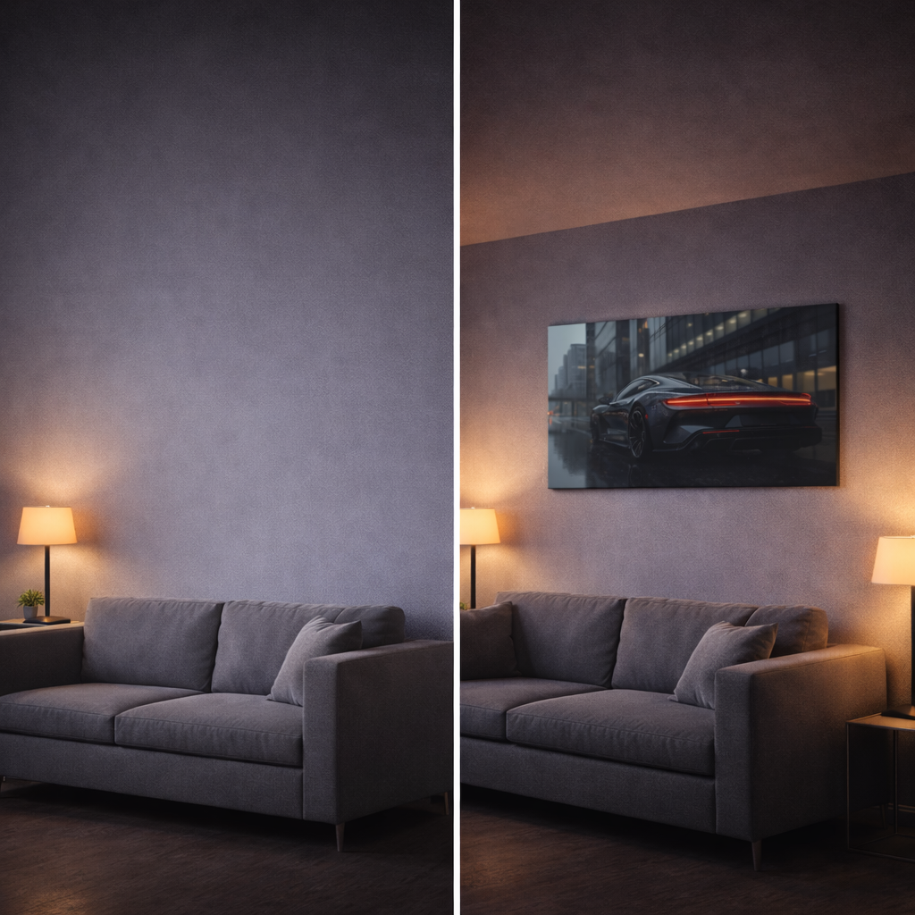 Urban Reverie — 16:9 Rain Edition Canvas