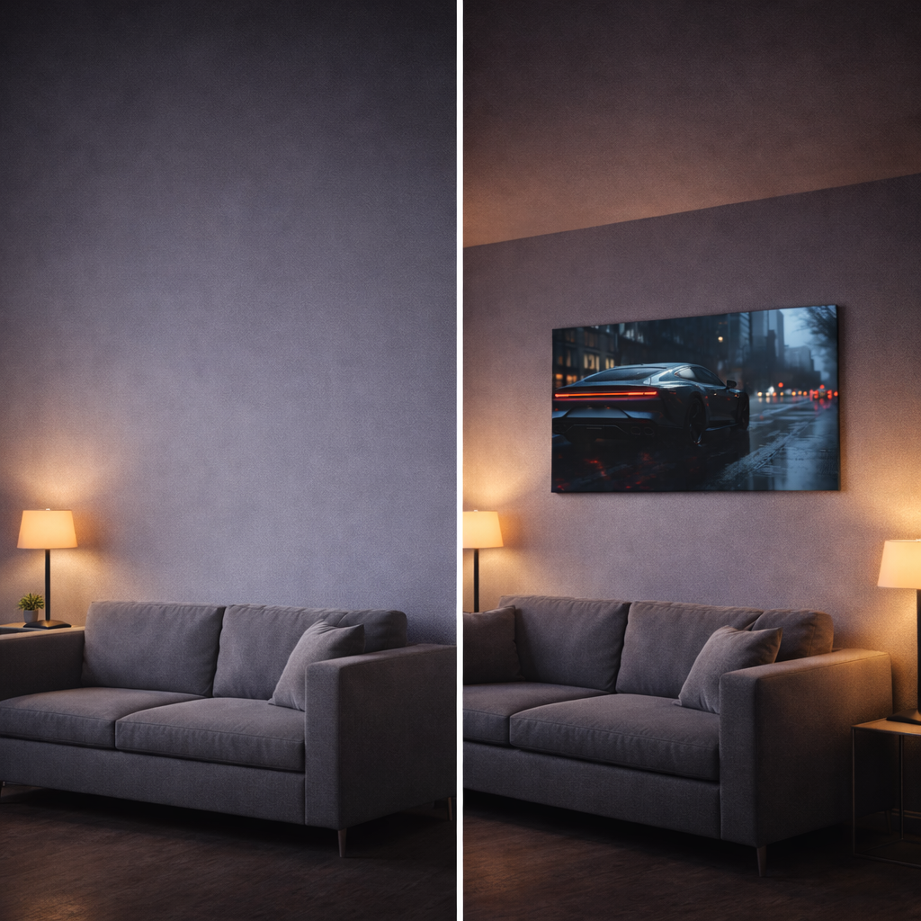 Urban Tempest — 16:9 Cinematic Automotive Canvas